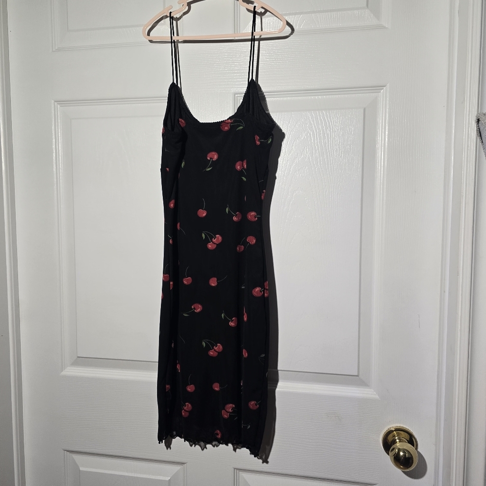 BEAR DANCE Y2K Cherry Print Minidress - Picture 5 of 6
